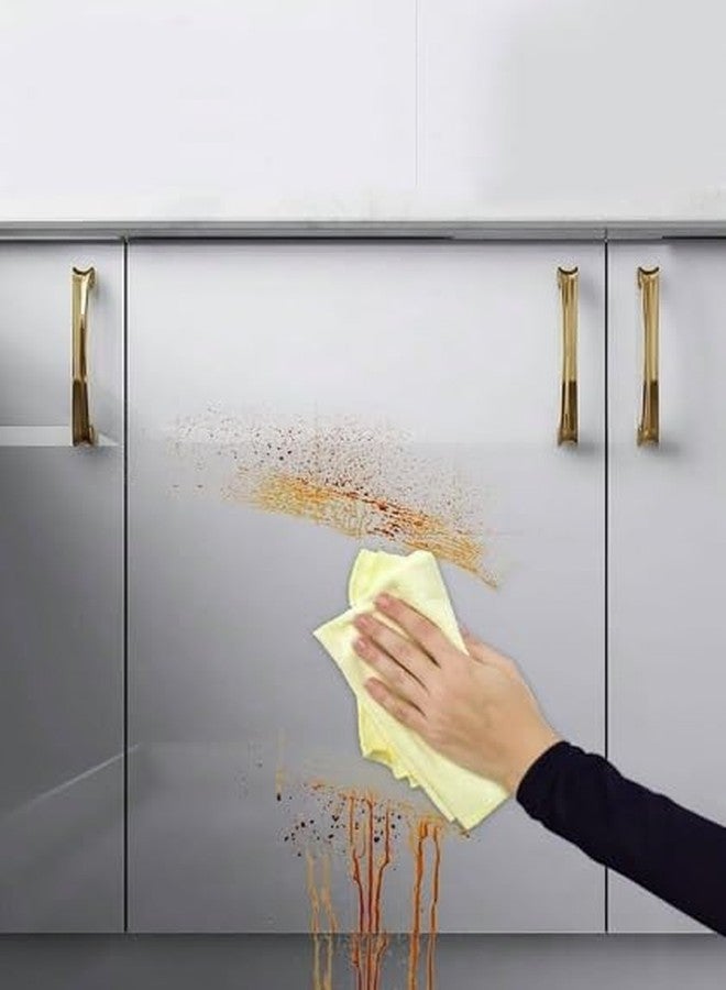 صن بيرد ملصق مطبخ شفاف من صن بيرد، ملصق خزانة مقاوم للماء للمنزل، ورق جدران مقاوم للزيت (19 بوصة × 10 قدم، غشاء واقٍ) - Image 2